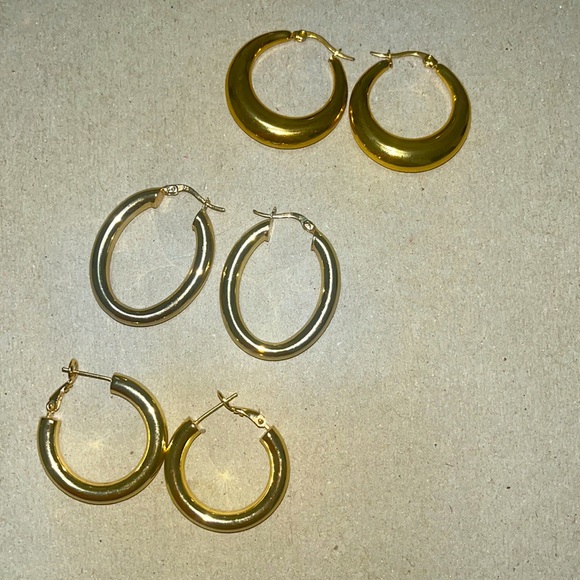 Tops - 3 Pairs of Hoops- New